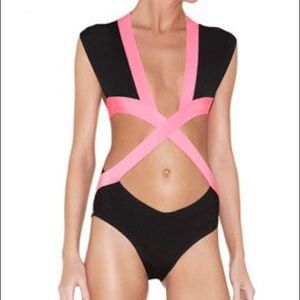 Unique Herve Leger Swimsuit/Bodysuit
